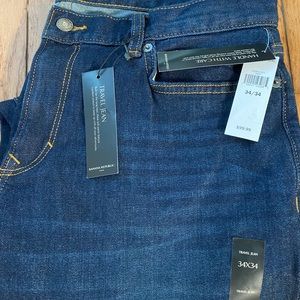 Dark Blue Men’s 34x34 Skinny Fit Travel Jean